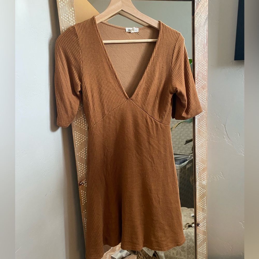 LAST CHANCE: Silence + Noise Dress | Burnt Orange | Size S